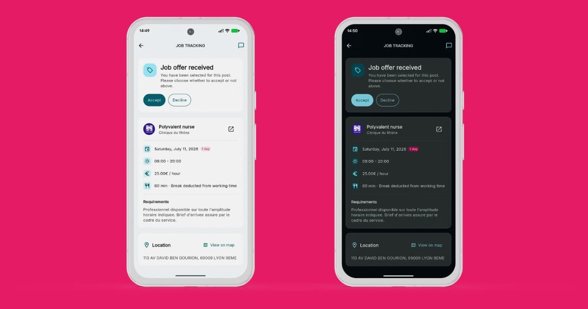 Bluz dark and light themes - mission management