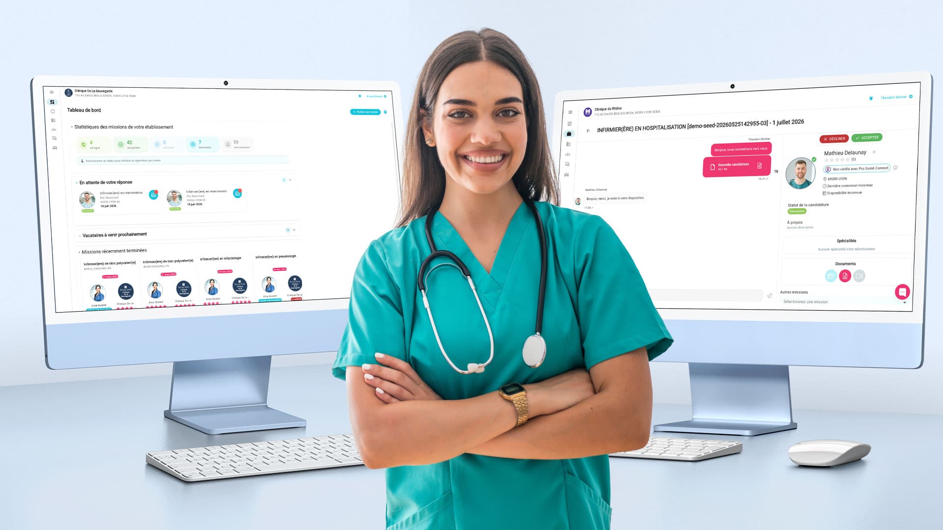 Bluz — plateforme établissement desktop