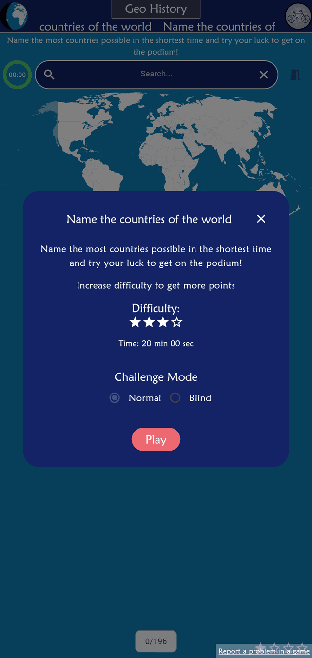 Geo History - jeux