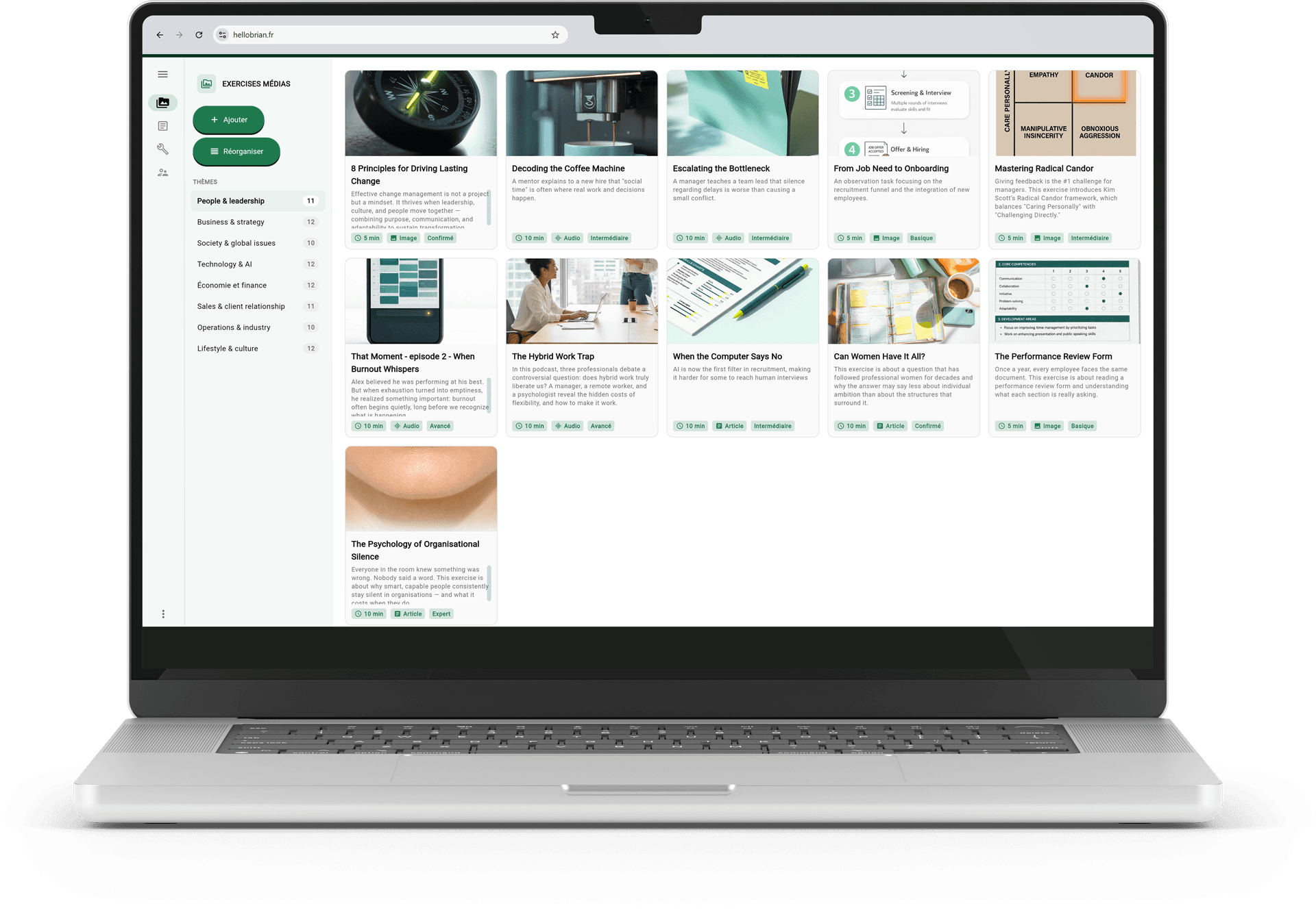 Hello Brian — backoffice
