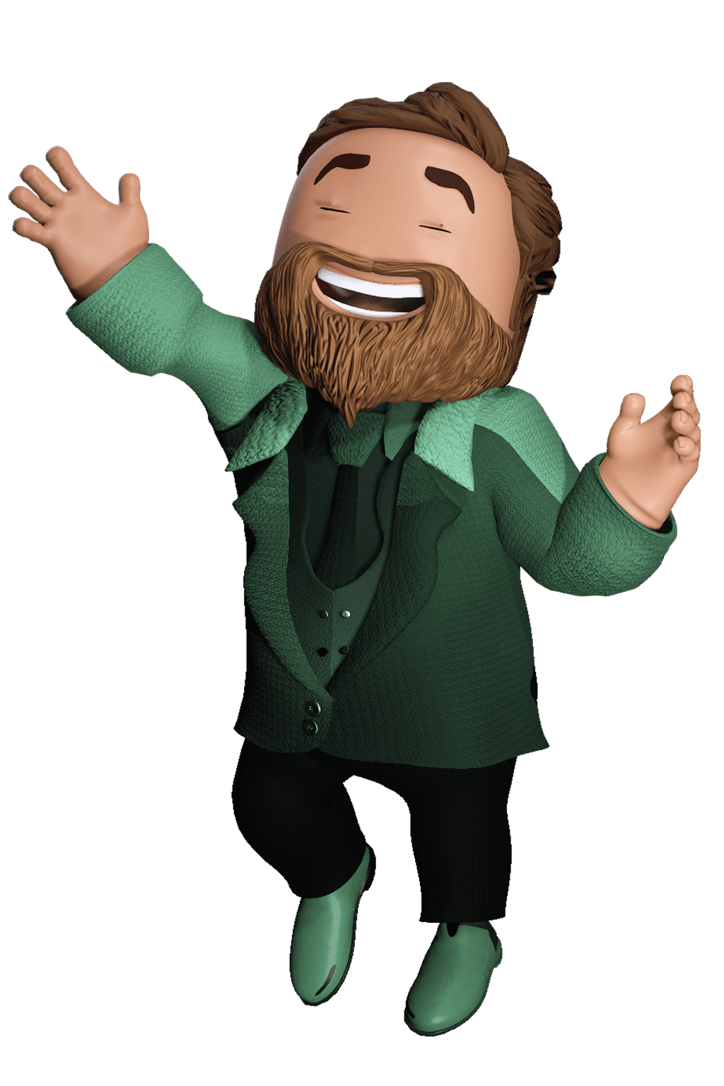 Brian — mascotte 3D