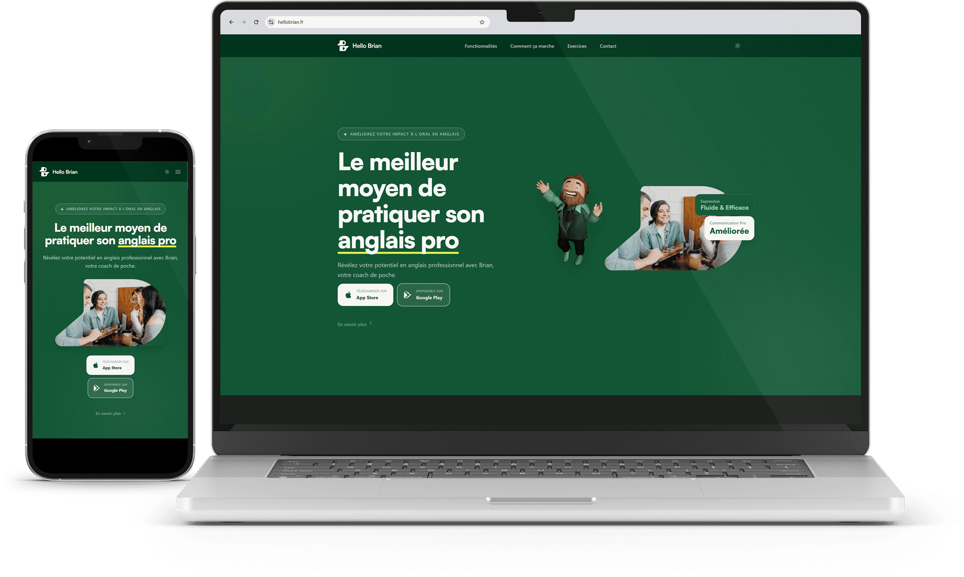 Site web Hello Brian