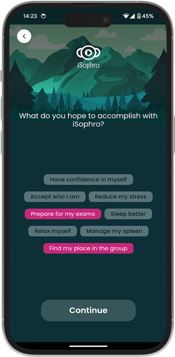 iSophro — accueil